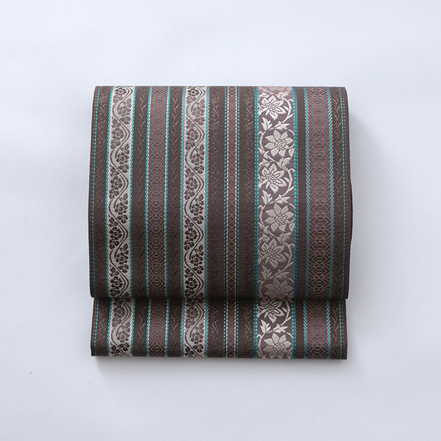 【帯匠洛都】 博多織777周年 松装織物 八寸名古屋帯 ドット 新品 未仕立てnkg 帯匠洛都 博多織777周年 松装織物 八寸名古屋帯 ドット 新品