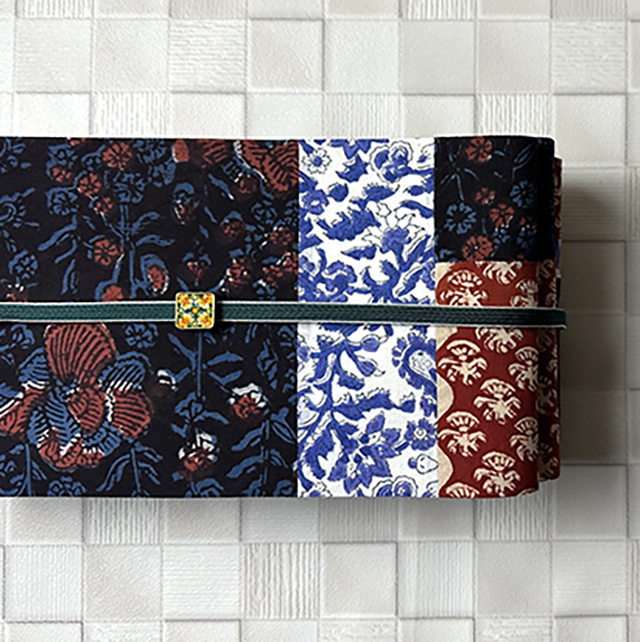 KIMONO SMILE 大人エスニック きりばめ半巾帯