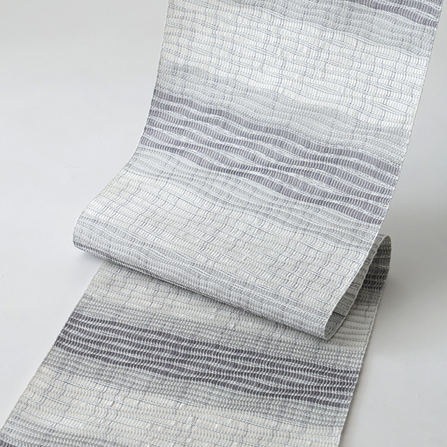 2026年 八寸名古屋帯 ゆらぎ 時雨 段