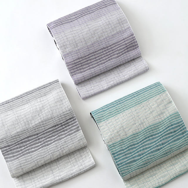 2026年 八寸名古屋帯 ゆらぎ 時雨 段