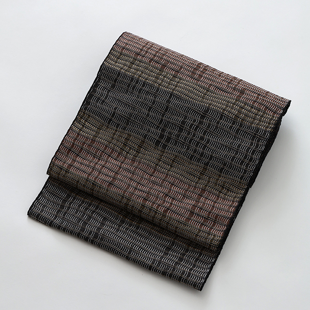 2026年 八寸名古屋帯 ゆらぎ 時雨 段