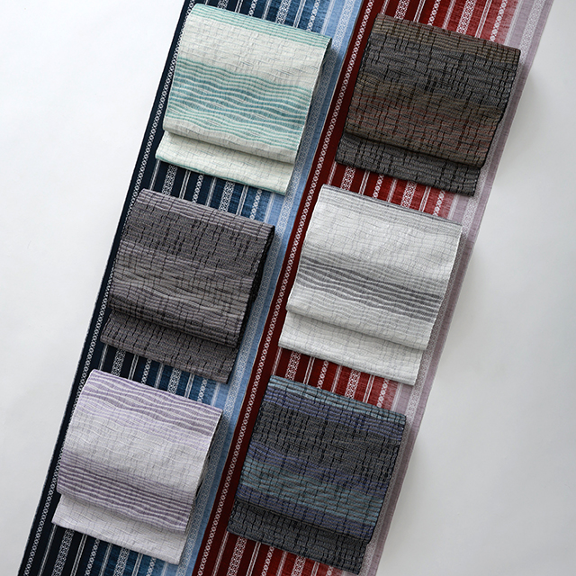 2026年 八寸名古屋帯 ゆらぎ 時雨 段