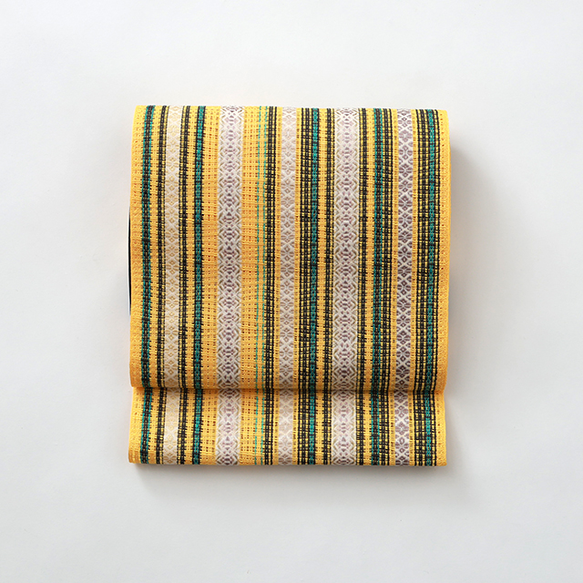 2026年 八寸名古屋帯 絽浮 絽紙布献上